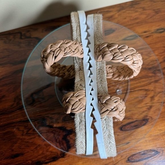 MARC FISHER Jaimee Espadrille Slide Sandal - Brown - size 7.5 - Picture 4 of 10